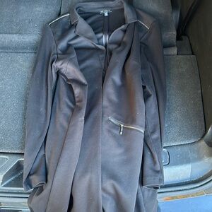 Sweater blazer. Black.